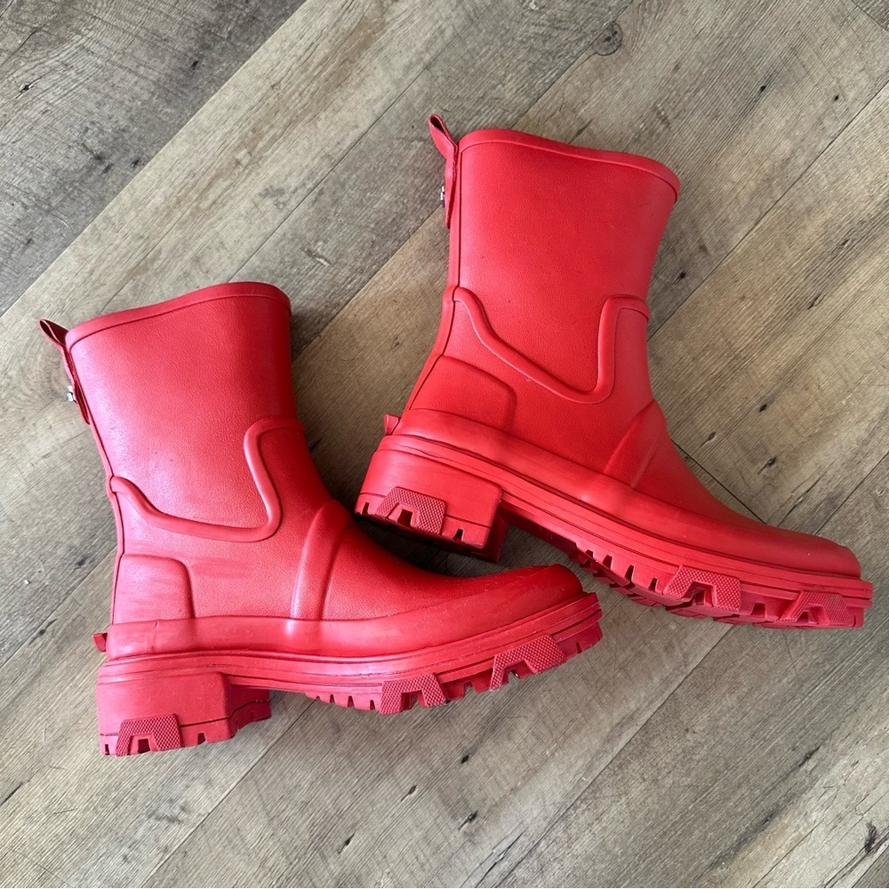 Rag & Bone Shiloh Rainboots in Fire Red - Picture 5 of 14